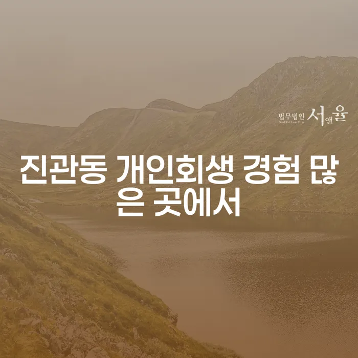 진관동 개인회생 경험 많은 곳에서